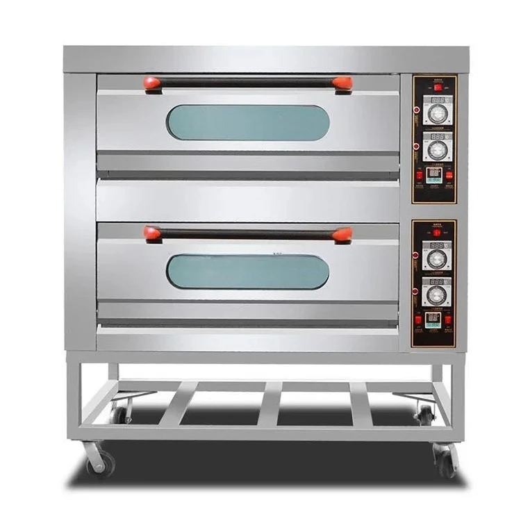 Horno de pizza a gas, horno de pizza comercial a gas, adecuado para pizza, pan, pasteles, repostería y equipos específicos para panadería.