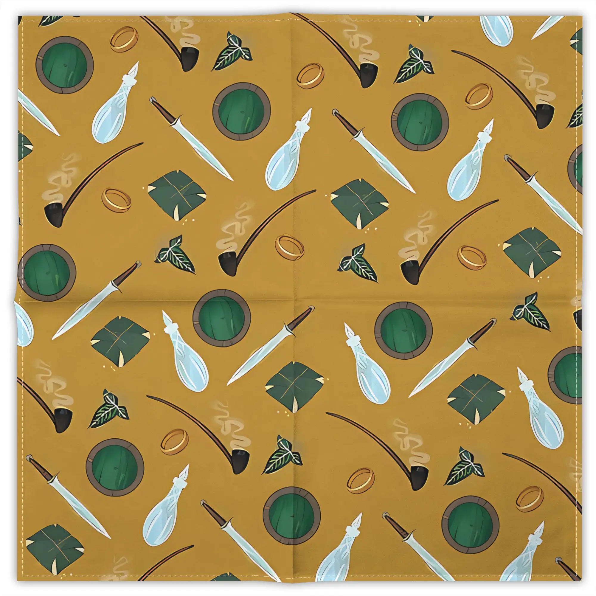 

The Fellowship Fashion Square Scarf Decorative Polyester Printed Daily