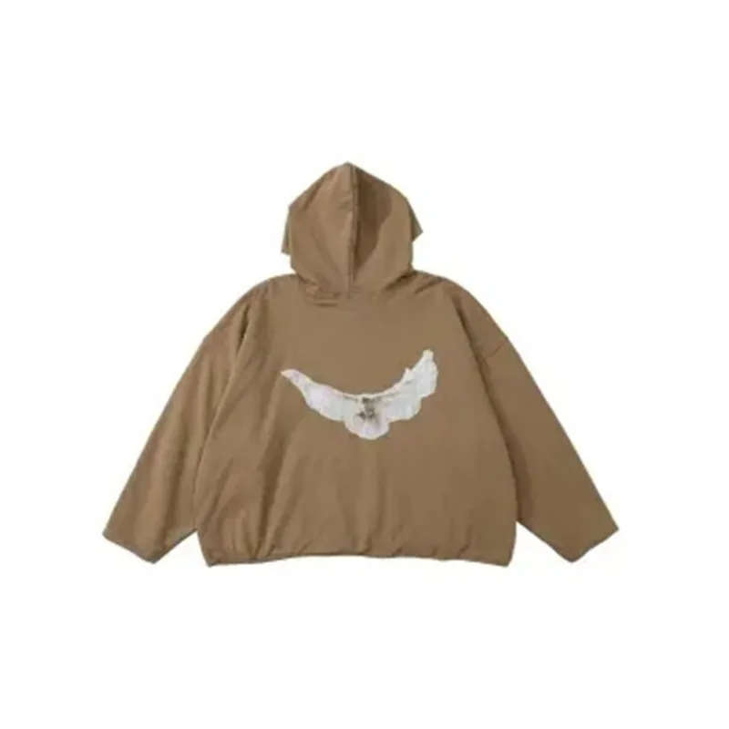 YEEZy Peace Dove Sweater Men\'s Kanye Tripartite Joint Hoodie Trendy Brand High Street Jacket Women Streetwear Harajuku Off White