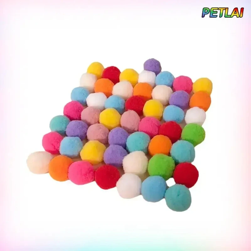 Cat gun toy pom pom Ball Launcher Simulated Pistol Interactive teaser toy pet Dog Toy Mutes Poppy Ball Self-satisfaction Fidget - Image 5