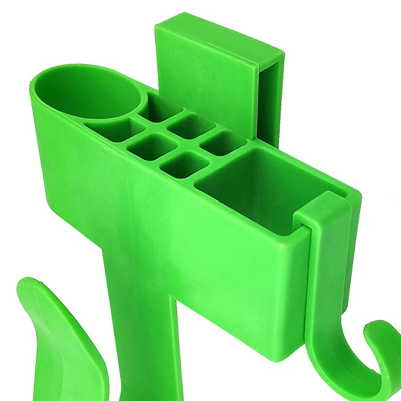 Plastic Tool Rack Green Color Wrench Hanging Waist Rack Drill Tool Rack Electric Drill Tool Tool Holder Dropship