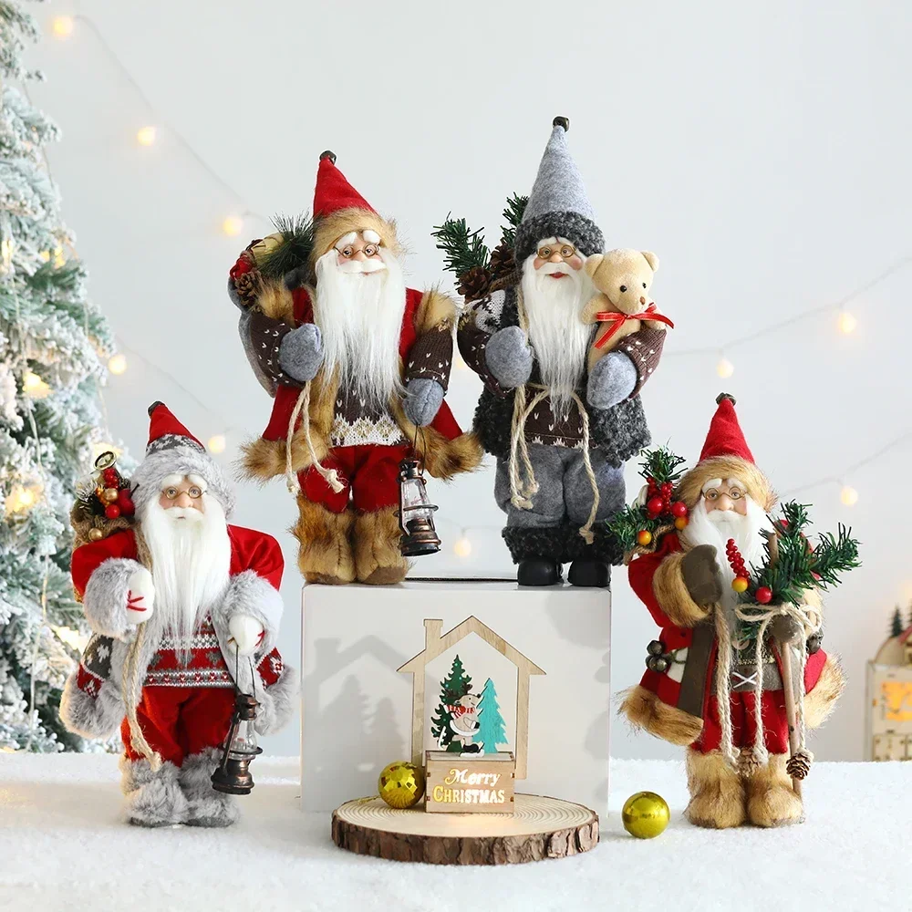 Big Santa Claus Doll for Large Christmas Tree Ornaments Office Decorations New Year Kids Gift Decor Xmas Navidad Party Supplies