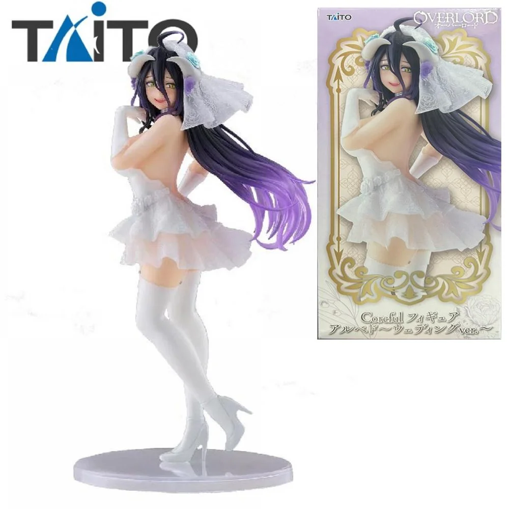 

Оригинальное свадебное платье Taito Overlord Coreful Albedo, дизайн аниме, экшн-фигурки, игрушки для мальчиков и девочек, подарки на день рождения для детей