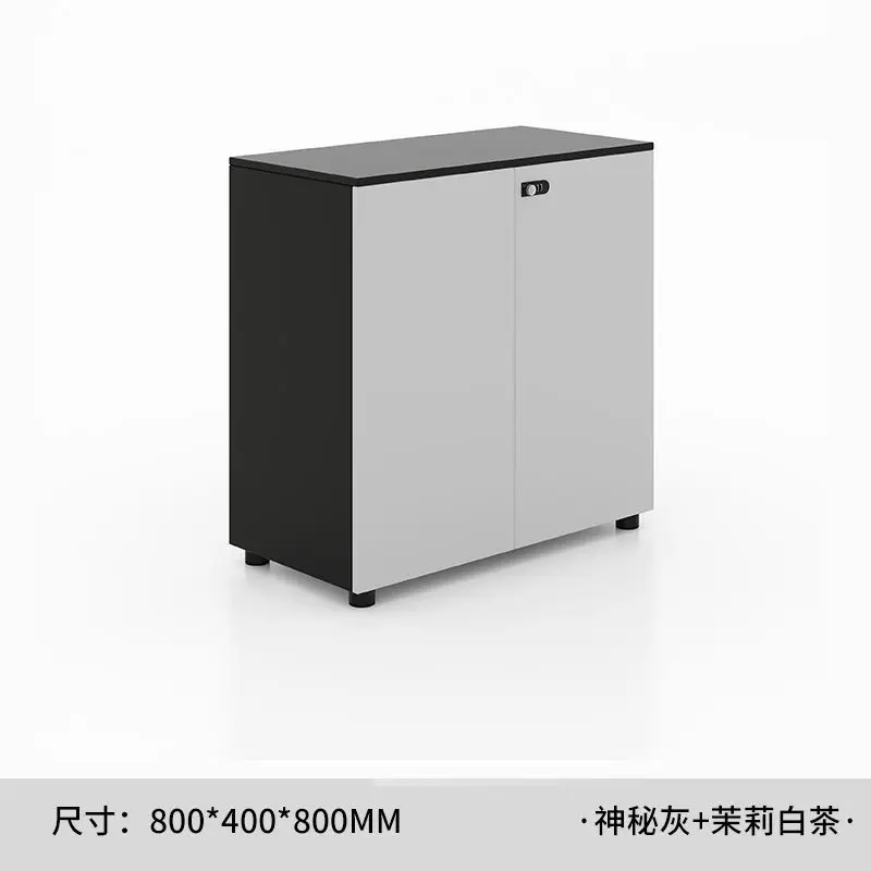 Office File Low Cabinet Locker Wooden Partition File Cabinet with Password Lock File Data Office