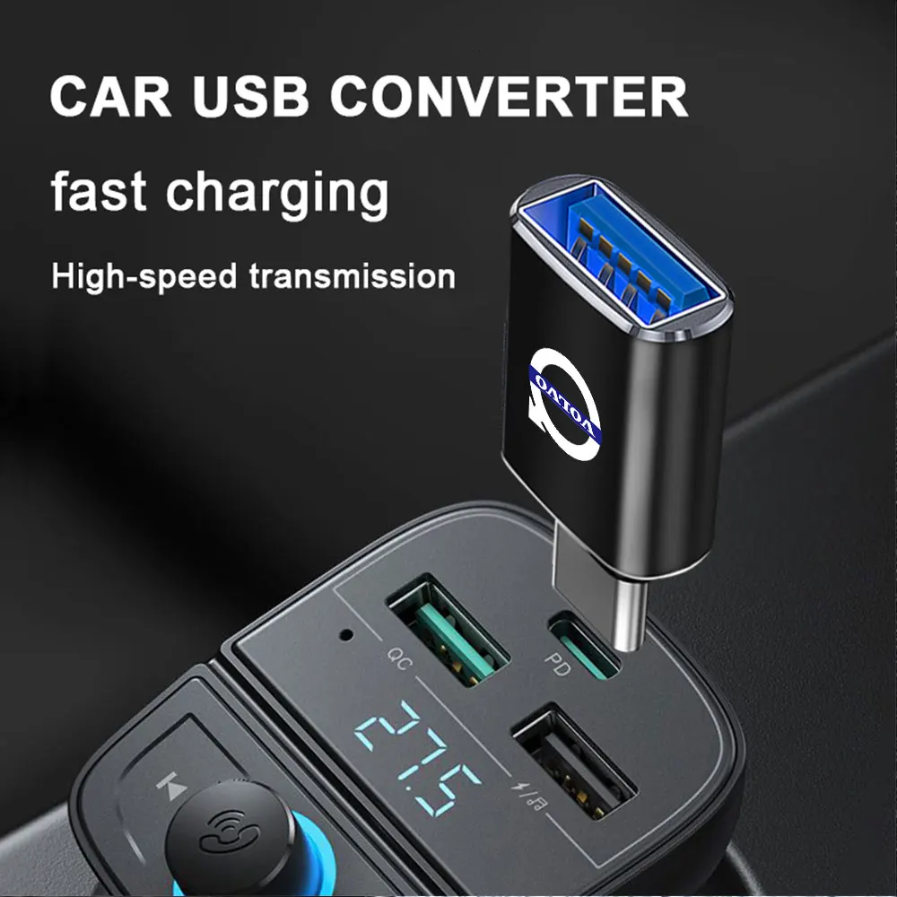 

OTG USB 3.0 To Type C Adapter Mini Converter Phone Charging Cable Charger For Volvo Rdesign AWD S90 V40 V60 C30 C70 S40 S60 S70
