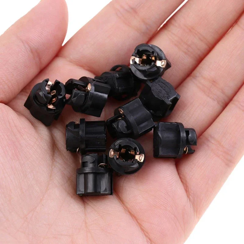 

5PCS Signal Lamp T5 Led Twist Socket Instrument Panel Cluster Socket Lamp Holder Base T5 Socket Car Bulbs Base T5 Led Socket