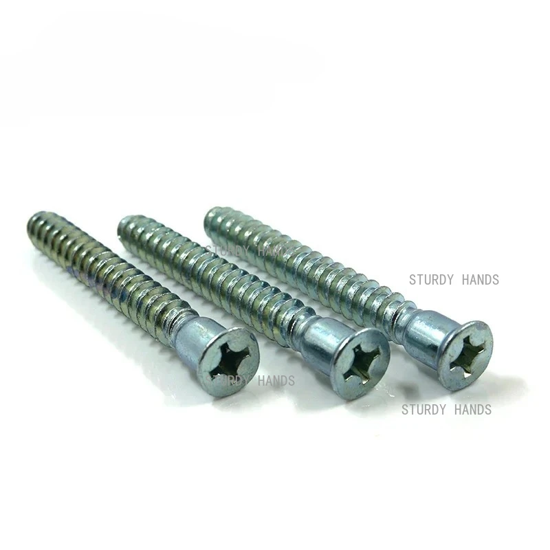 

Metal cross drive countersunk furniture wood screws DIY detachable cabinet hardware lock screws