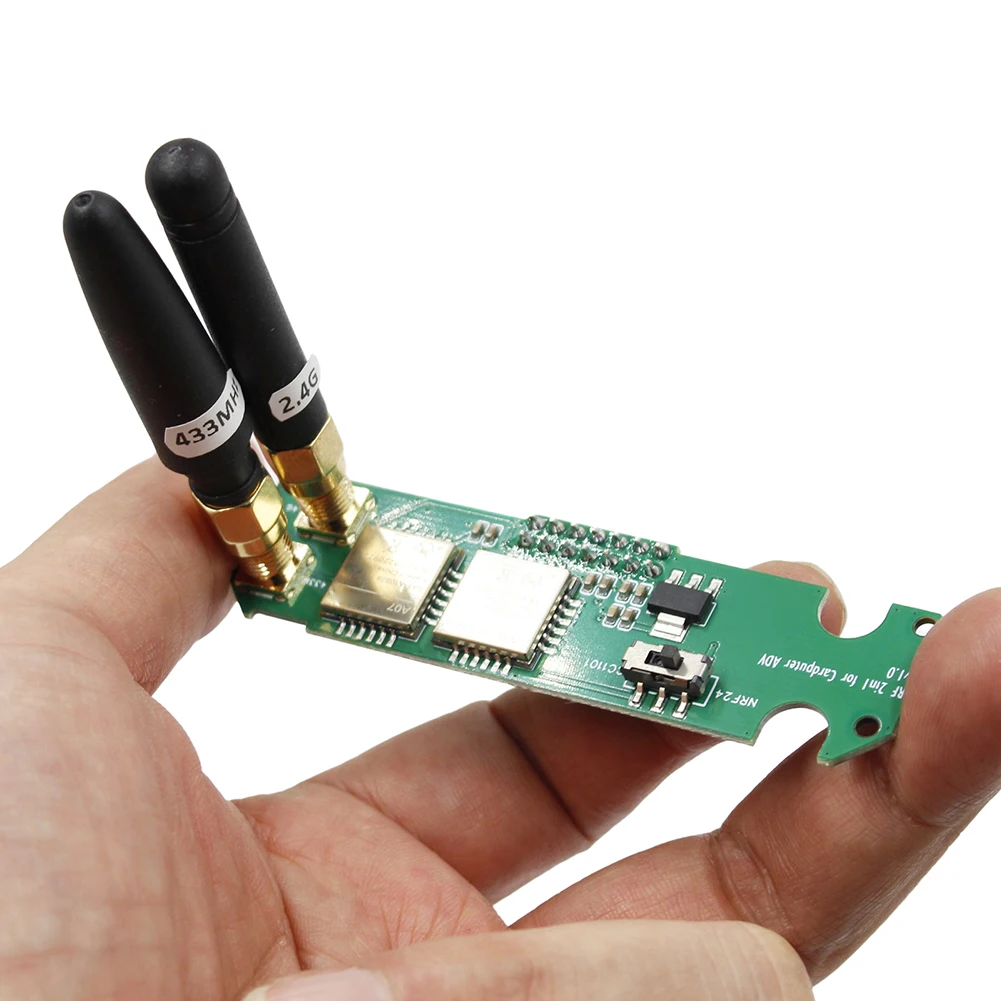 1Set CC1101 NRF24 Modul RF dengan Antena untuk M5Stack Cardputer Cc1101 Nrf24 RF Modul 2-In-1 untuk Bruce Firmware Tools Kit