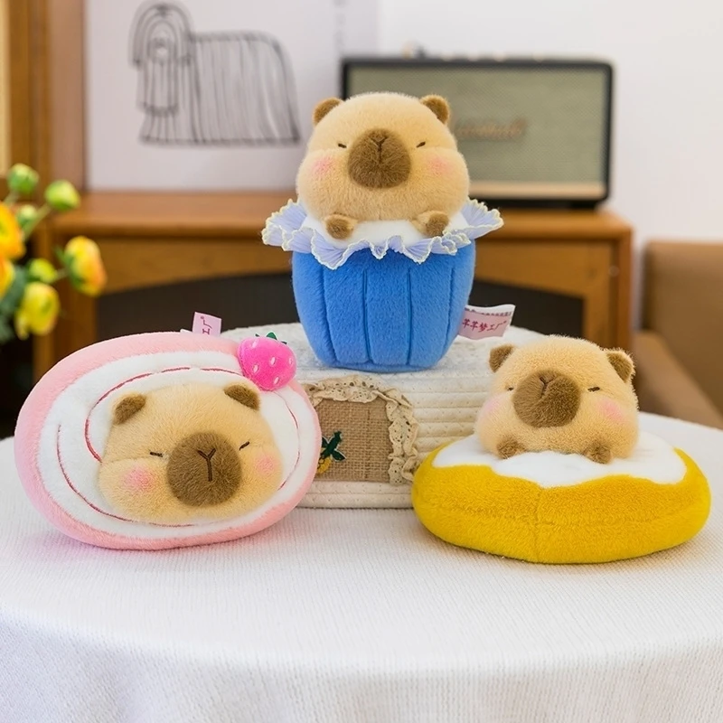 

Cute Capybara Plush Toy Soft Guinea Pig Stuffed Animal Doll Birthday Gift For Girls Kids Adorable Water Pig Pillow
