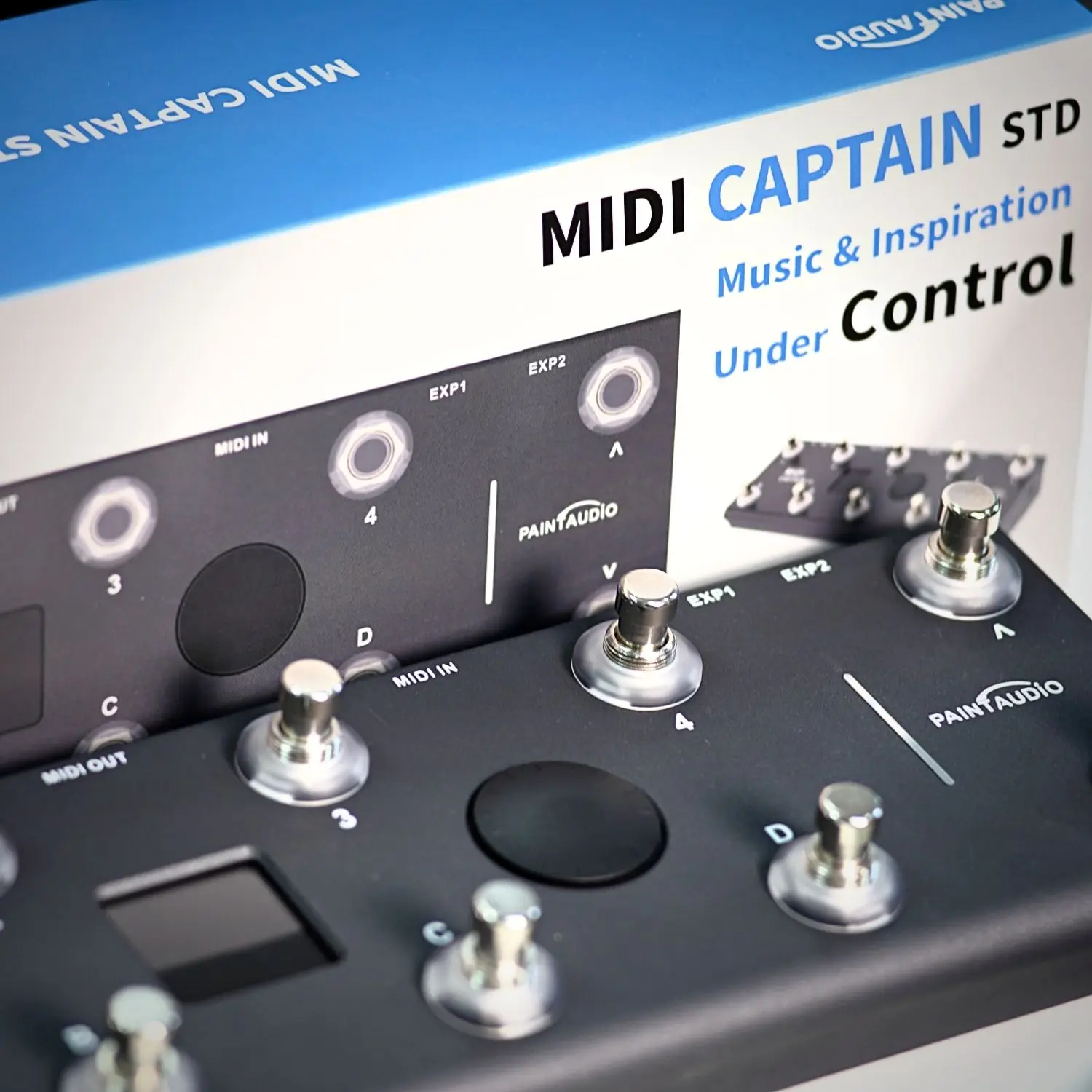 PAINTAUDIO Paint Audio MIDI Captain Foot Controller Multi-Effects Keyboards Synthesizer USB-MIDI musical software