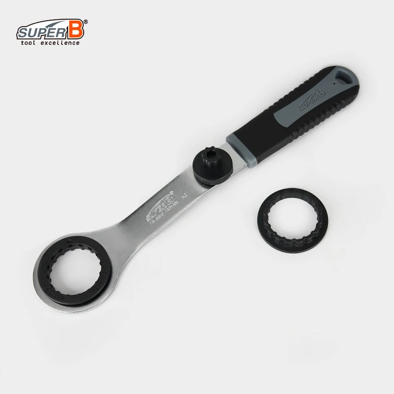 

SUPER B TB-BB11 Ключ для каретки велосипеда с односторонним ключом, обвесы, 16 насестей каретки, чашки, инструмент для ремонта велосипеда