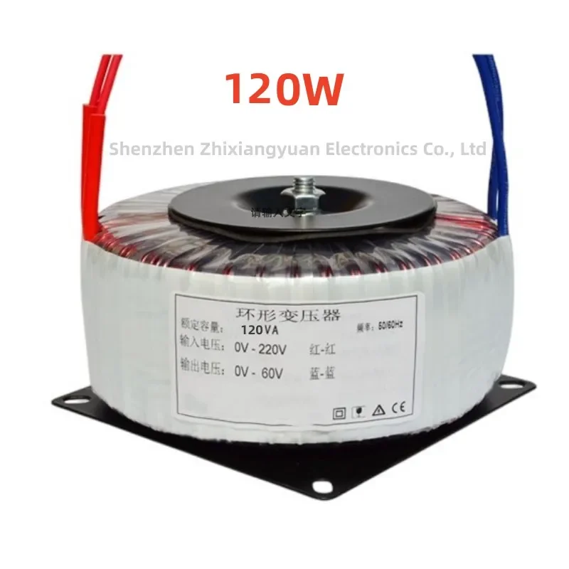 120VA 120W pure copper toroidal transformer input 220V 230V output 12V 0 12V 15V 0 15V 24V-0-24V 45V-0-45V for audio amplifier