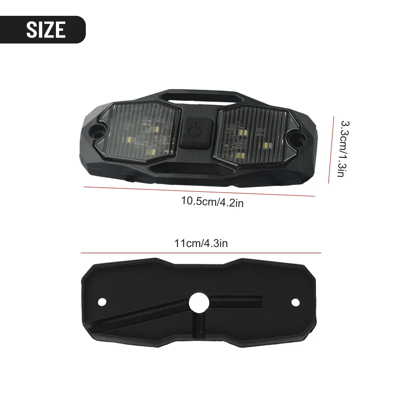 

Brand New LED Dome Light Light Car Accessories For Polaris RZR UTV 4WD LED Dome Light Led Light Kit Rock Light