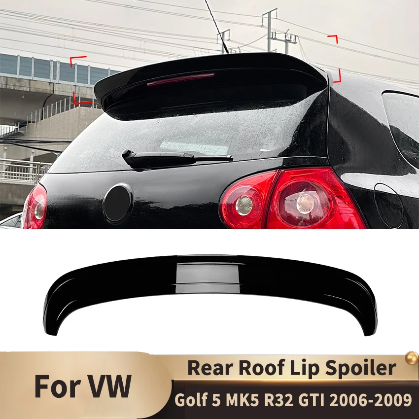 

Задний спойлер на крышу, хвостовые крылья для VW Volkswagen Golf 5 MK5 R32 GTI 2006-2009, заднее крыло багажника, автоаксессуары