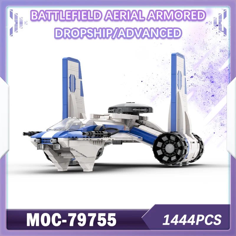 

1444 шт., космическая война, боевое поле, воздушная бронированная Прямая поставка/переванный строительный блок, модель, набор кирпичей, креативные подарки на день рождения MOC-79755