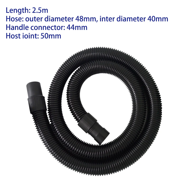 Inner Diameter 40mm./48 Hose 38mm Black High Temperature Flexible EVA Hose +ABS connector Of Vacuum Cleaner BF502 AS30 CB60 CB70