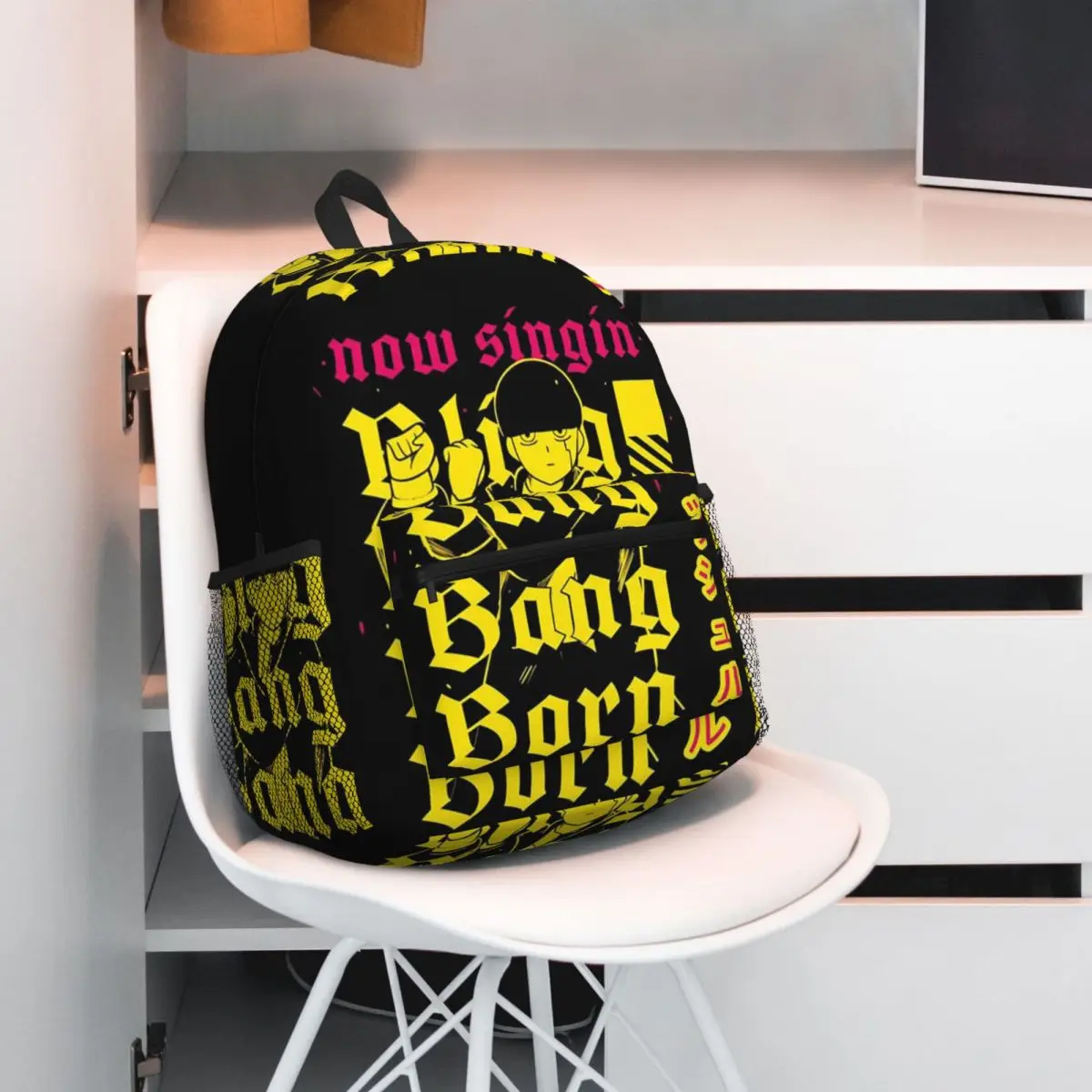 MASHLE Magic And Muscles Comic Backpack Student BookBag Kids School Bag Laptop Shoulder Bags for Boys Girls