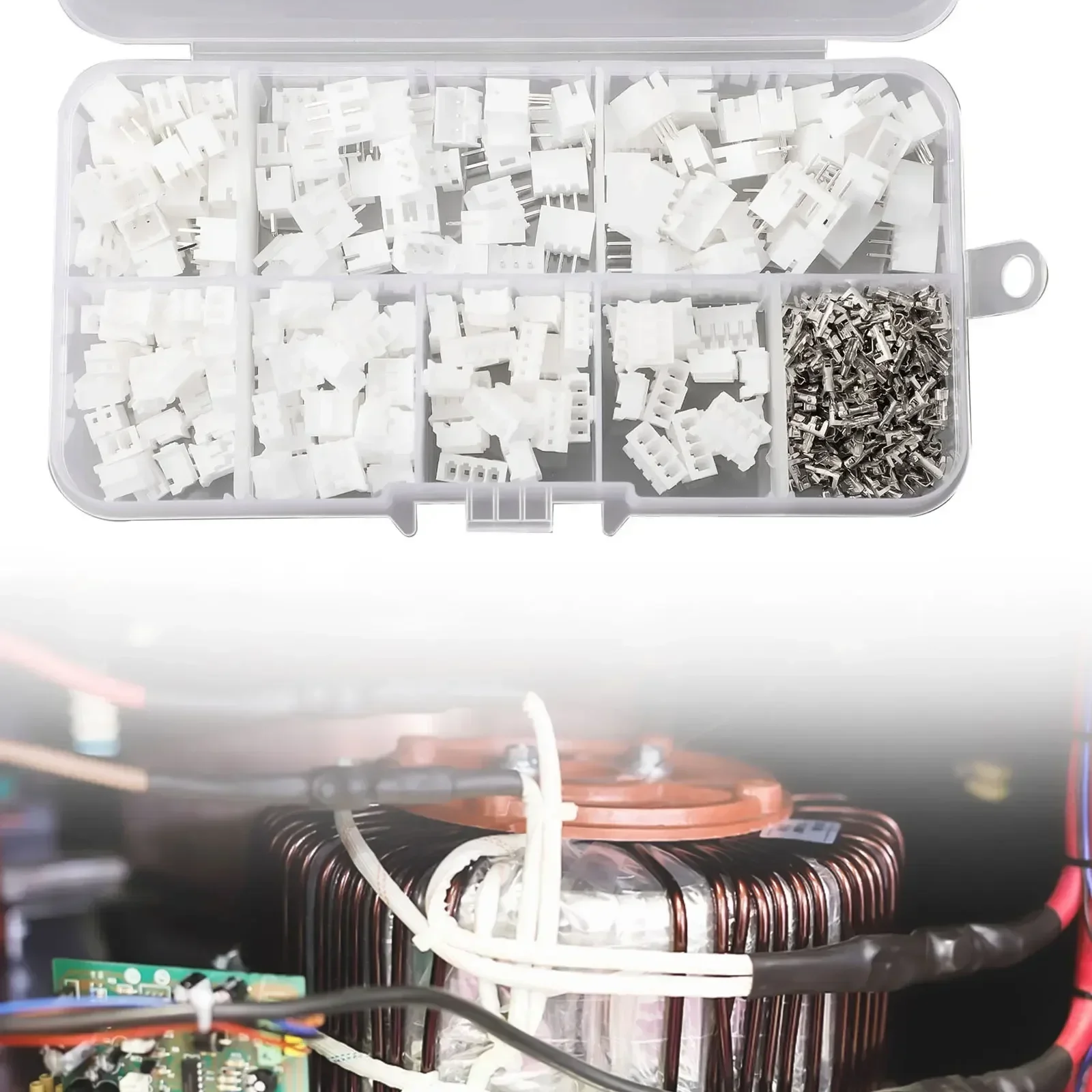 Efficient and 2 0mm PH Connector Kit, 450PC Set with 234Pin Housing Plug Adapter Terminal Kit, Perfect for Electronic Toys