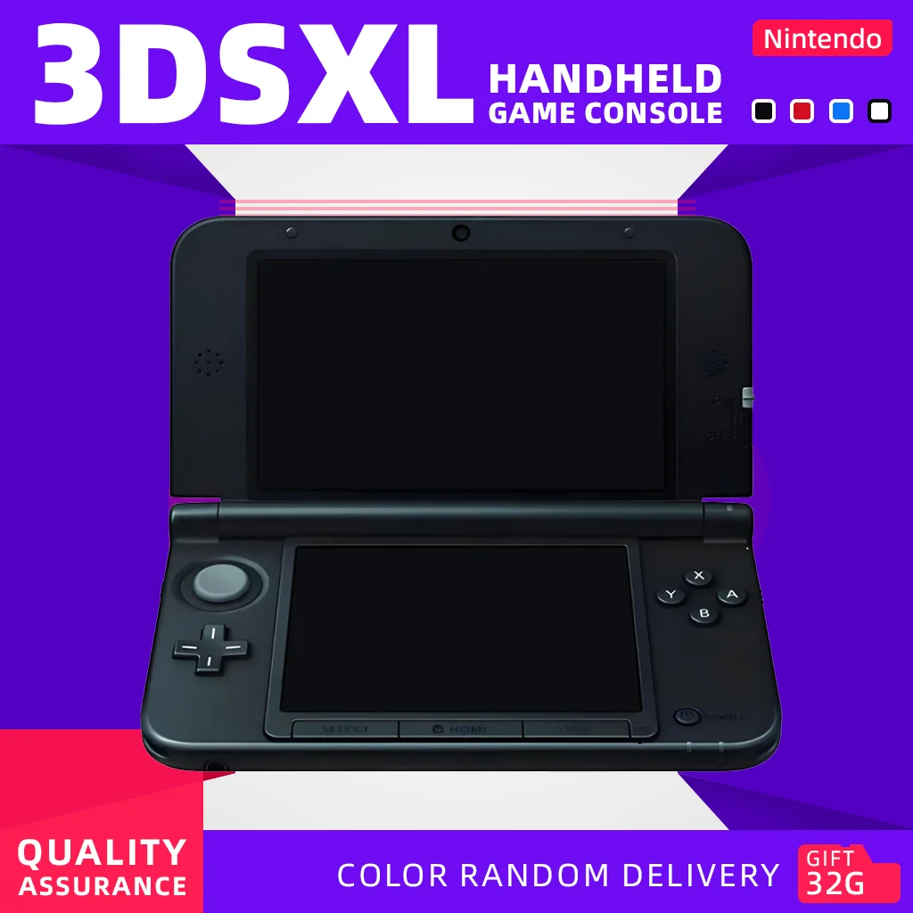 

Original Refuebished 3DSXL handheld game console free games nitendo 32GB/64gb/128gb/256gb