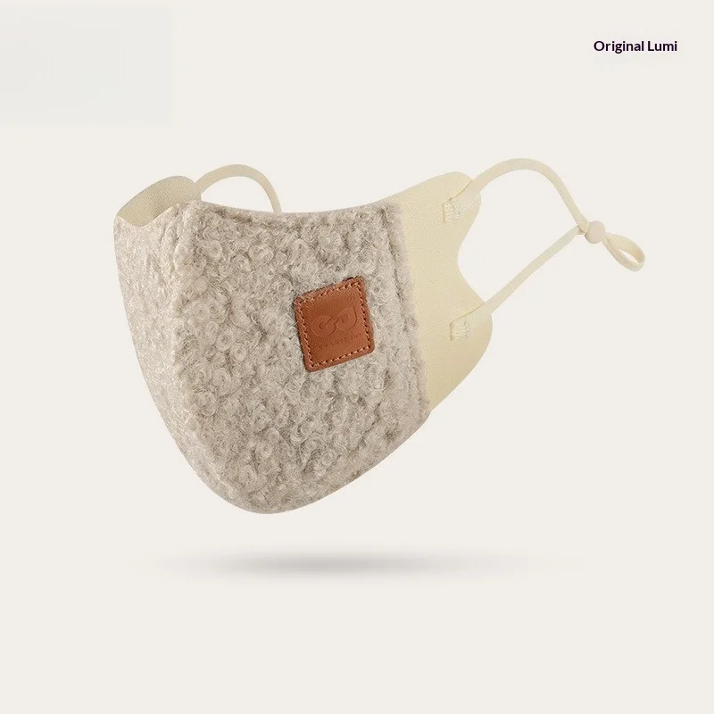 Winter Velvet Warm Mask Three-dimensional Face Small High Value Cycling Windproof Face Protection Outdoor Travel Cold Mask