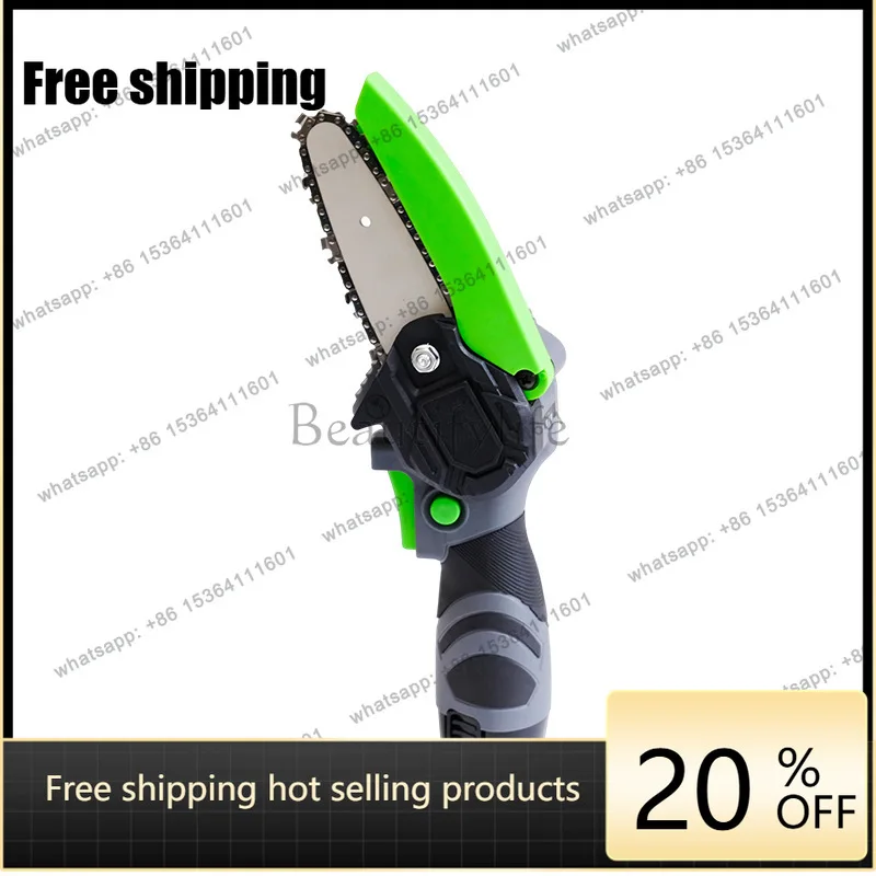 Handheld chainsaw Small pruning saw Garden logging saw 4 inch mini chainsaw
