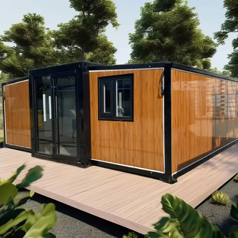 Prefabrictaed Luxury 20ft 30ft 40ft  Australia Standard Prefab Foldable Houses Villas Expandable Container Foldable House