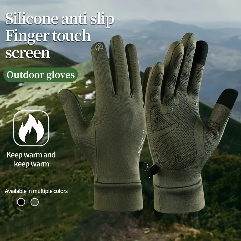 Herbst- und Winter-Touchscreen-Handschuhe, geeignet zum Laufen, Radfahren, Wandern und zum Warmhalten, Touchscreen-Outdoor-Handschuhe.