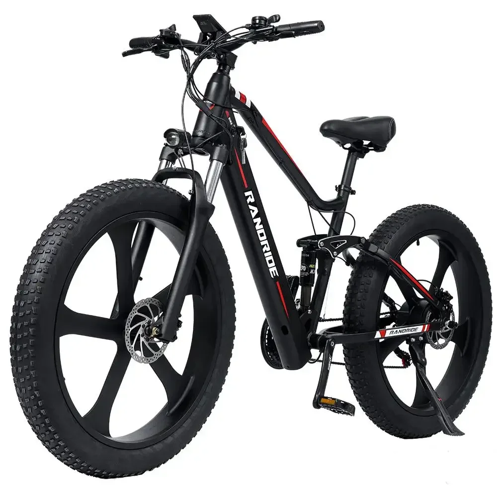 AliExpress 1000W Men's E-Mountain ebike RANDRIDE 48V13.6A Battery Adult Electric Bicycle 26 Inch Fat Tire Men's Electric Bike