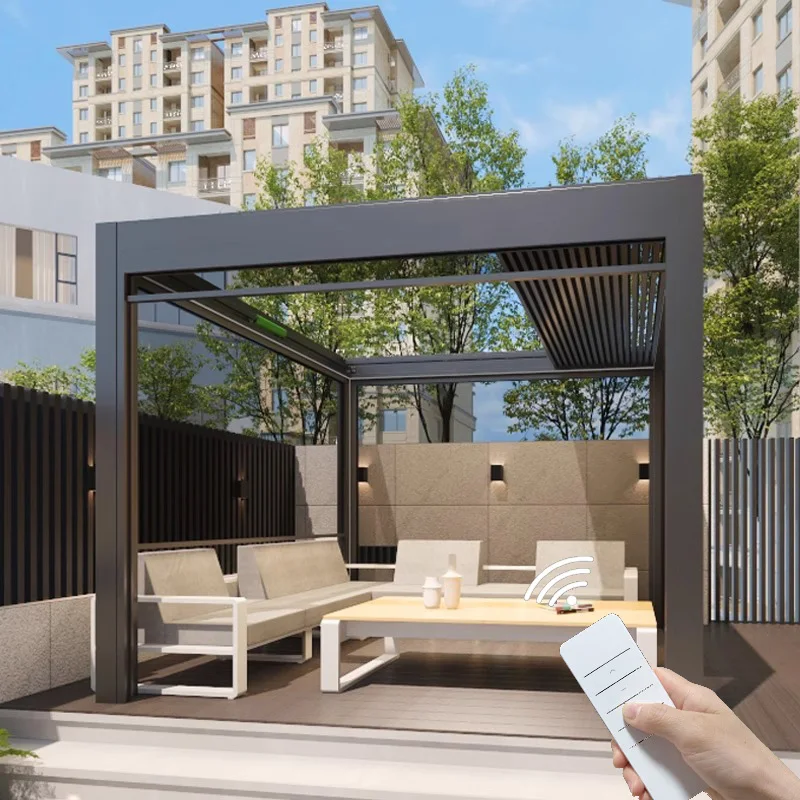 

Открытый складной выдвижной садовый патио алюминий металл 4X3 беседки павильон навес тент беседка солнечная комната беседка