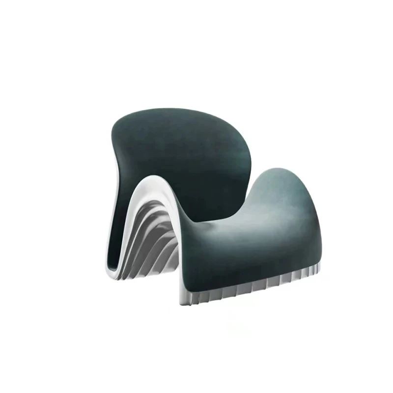 

FRP tongue mouth chair, creative texture leisure chair