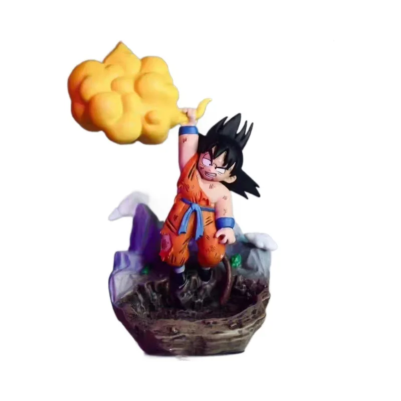 Dragon Ball Anime Figure Goku Somersault cloud Action Figures Model Toys room Ornament Statue Figurine Collection for kids gifts