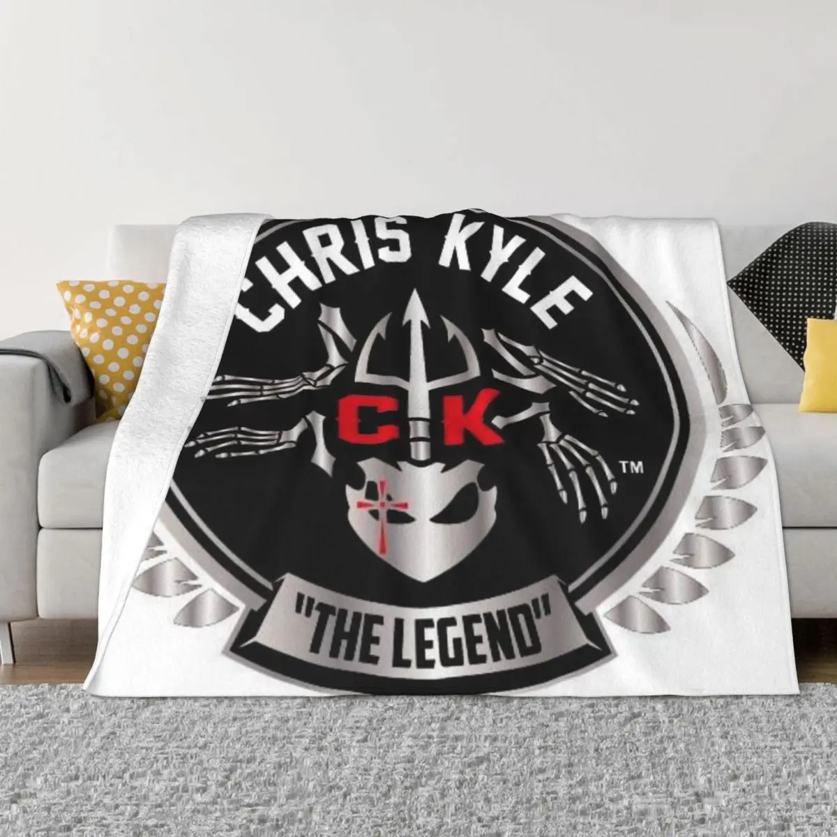 

Chris Kyle Logo 7 Anime Winter Blankets Blankets & Throws Throw Blanket