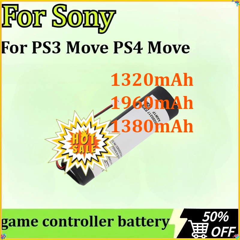 

For Sony PS3 Move PS4 Move Rechargeable Lithium Battery for PlayStation Right Handle Game Controller Battery 1320/1960/1380mAh