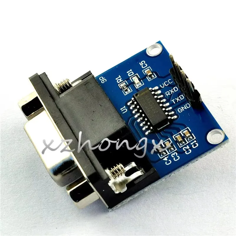 RS232 transfer to the TTL/ serial port MAX3232 TTL/ serial port module / brush board to send 6 DuPont line