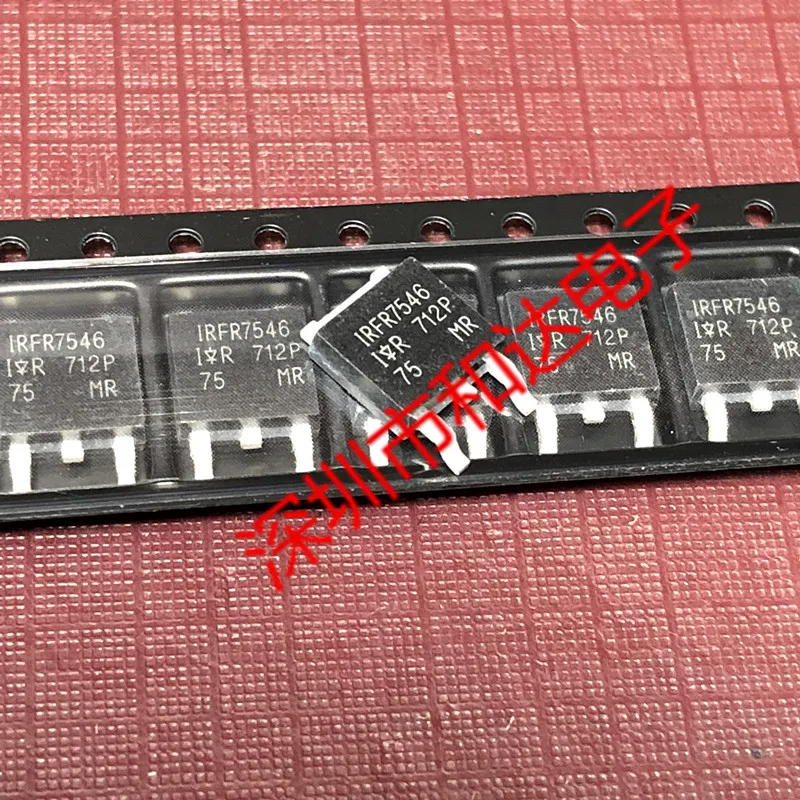 20Pcs Original ใหม่ IRFR7546 MOS Field Effect Patch-252 60V 71A