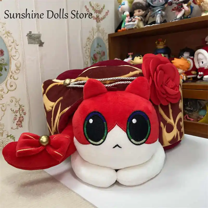 

Game Honkai Star Rail Argenti Soft Cat Cake Plush Dolls Cartoon Animals Throw Pillow Stuffed Toy Cushion Cute Figures Xmas Gift