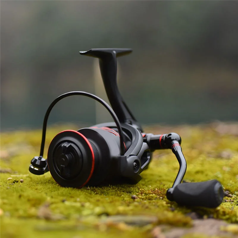 Carrete giratorio GS3000 5,0: 1, carrete de pesca de agua dulce y salada, rueda de pescado con espacio Forno