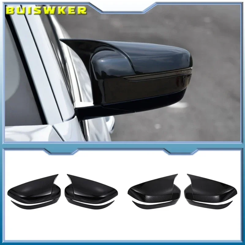 

Side Rearview Wing Mirror Cover Caps For BMW 4 5 7 8 Series G11 G12 G14 G15 G16 G22 G23 G24 G30 G31 G38 ABS Gloss Black