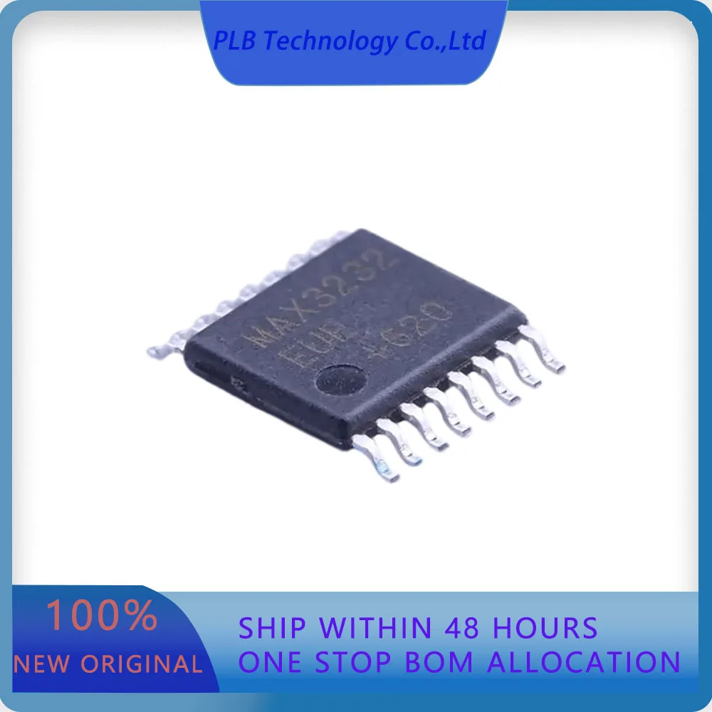 

5PCS MAX3232EUE+ MAX3232 235Kbps Transceiver TSSOP-16 RS232 ICs Original Stock