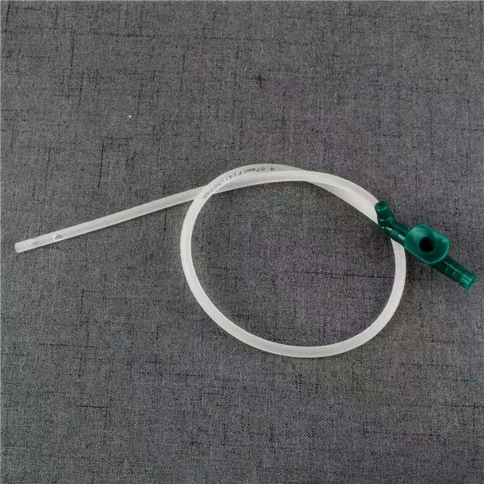 Disposable sputum suction tube, individually packaged with gloves, 50 pcs in a whole package.
