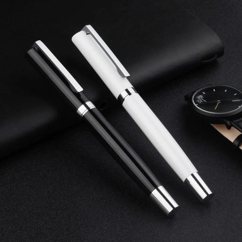 Fashionable and Minimalist Industrial Style Metal Signature Pen, Precious Bead Pen, Business Gift, Precious Bead Pen