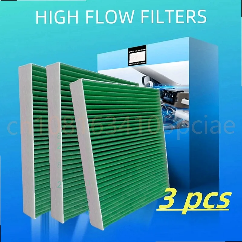 3pcs Cabin High Flow Filter For Feifan Rising Auto R Er6 Roewe Ei5 I6 Max EV T1611