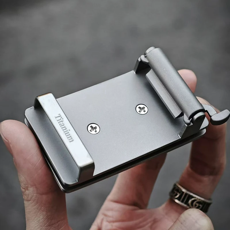 3.5CM Titanium Toothless Automatic Belt Buckle Mens Replacement Buckle Best Gift