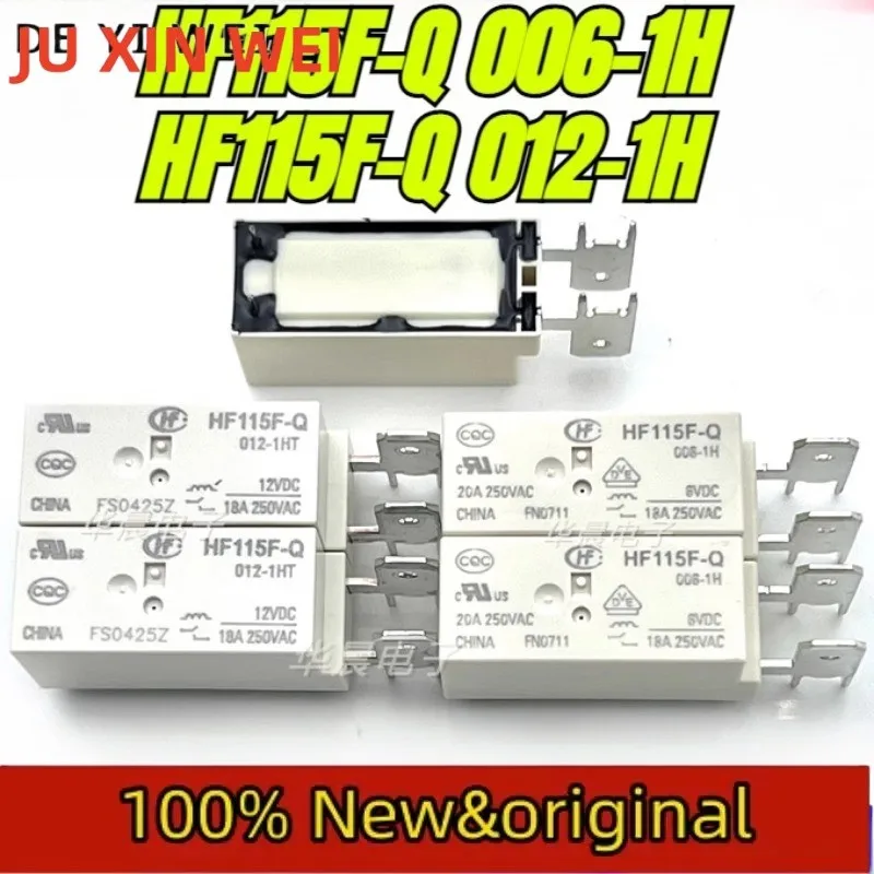 （Brand New Original）10pcs/lot 100% original genuine relay:HF115F-Q 015-1D 15VDC HF115F-Q 012-1H HF115F-Q 006-1H 6pins 20A
