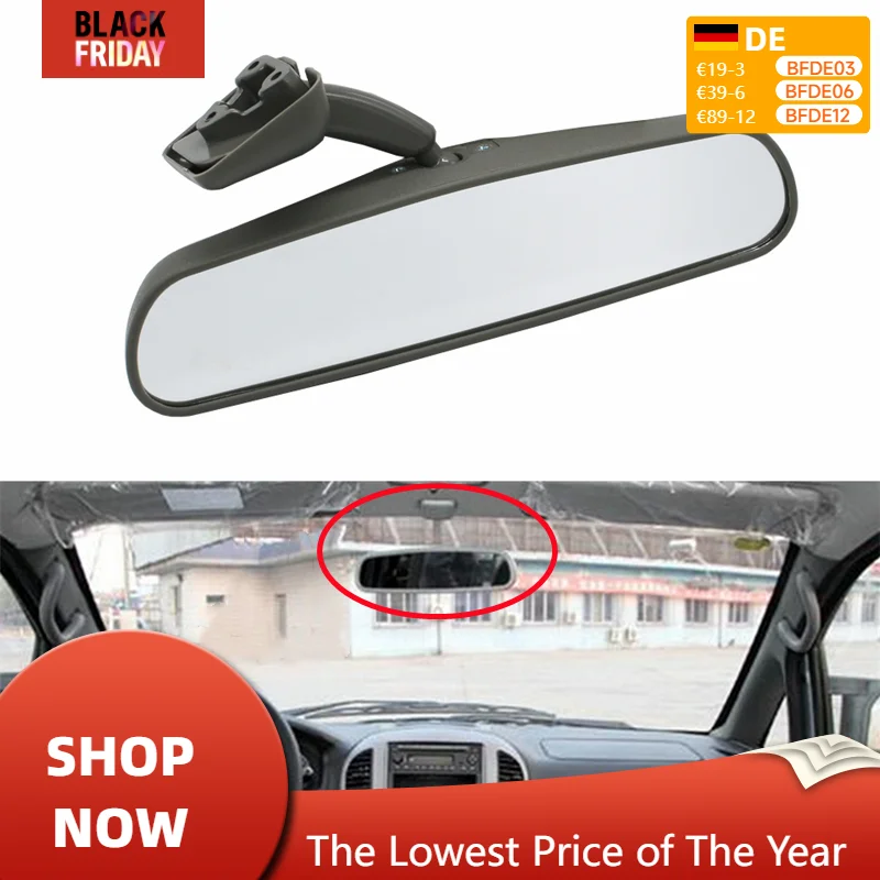 Rearview Mirrors Reflector Parking Back Up Interior Reverse Mirror Glass For Mitsubishi Delica Space Gear L400 1995-2005