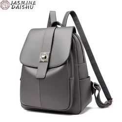 Luxury Designer Women Backpack Female High Quality PU Leather School Backpack Multifunction Backpacks for Ladies Bagpack Mochila