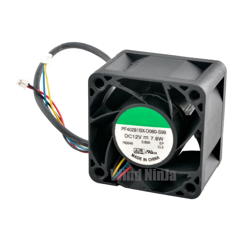 عالية السرعة 4 سنتيمتر مروحة التبريد 40 مللي متر DC12V 7.8 واط 4pin المزدوج الكرة تحمل قابل للتعديل أجهزة الكمبيوتر متوافق إمدادات الطاقة