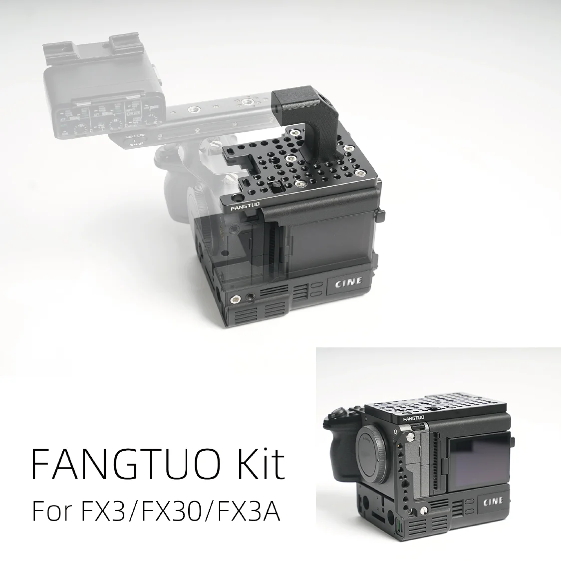 Fangtuo X3V FX3 30 Camera Cage Combo Set – Suitable for Vertical