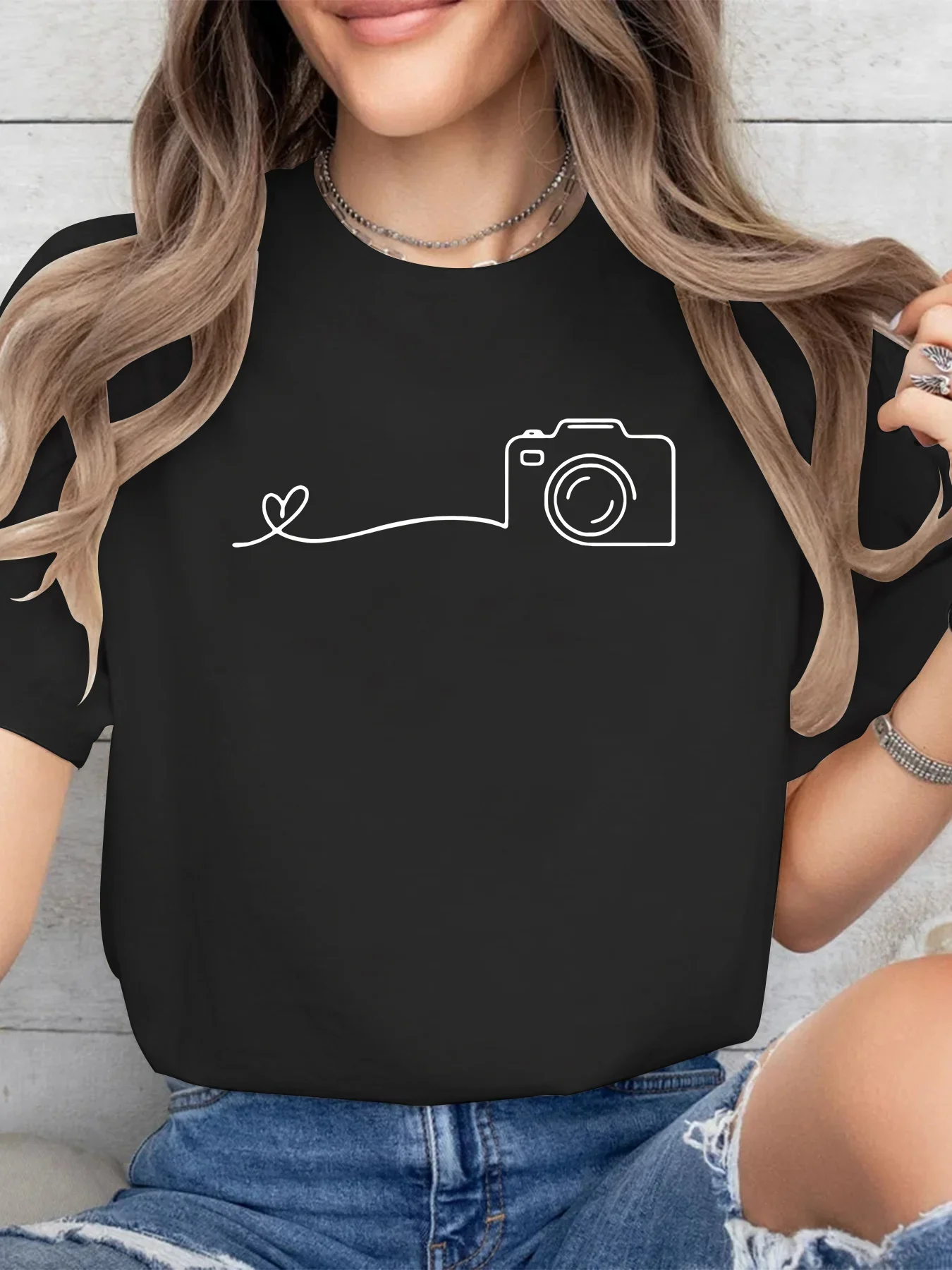 Camiseta De Manga C…