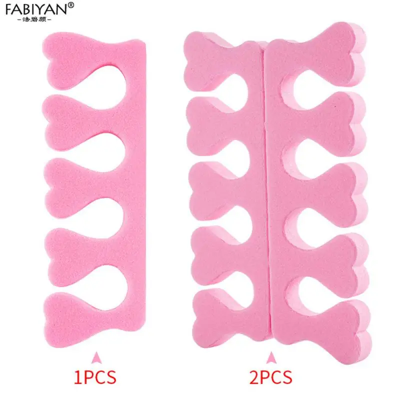 Pack Nail Art Toes Separators Fingers Foots Sponge Soft Gel UV Tools Polish Manicure Pedicure